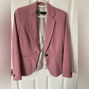 Zara pink blazer size 4